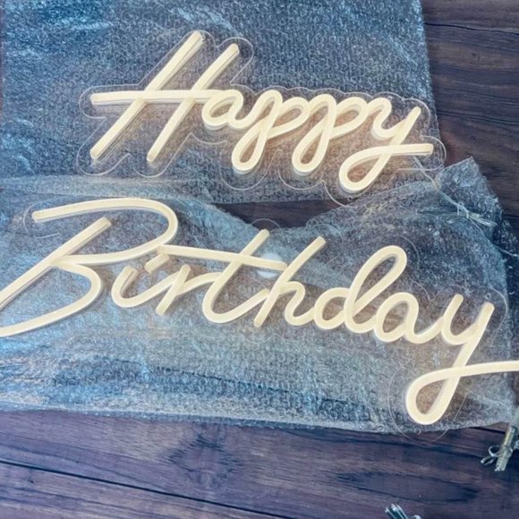 Happy Birthday Neon Sign 23x8 NEW - Picture 4 of 7